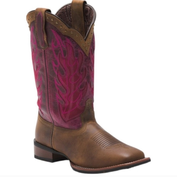 Laredo Shoes - LAREDO Leather FayeTan/pink  Boots